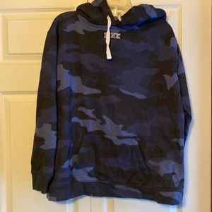 Pink Camo Sherpa hoodie